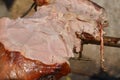 Roasted pork meat