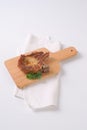 Roasted pork cutlet Royalty Free Stock Photo