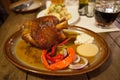 Roasted pork knuckle