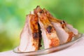 Roasted pork ribs Royalty Free Stock Photo