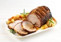 Roasted pork Royalty Free Stock Photo