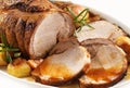 Roasted pork Royalty Free Stock Photo