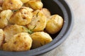 Roasted Potatoes with Rosemary Royalty Free Stock Photo
