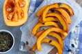 Roasted pumpkin slices