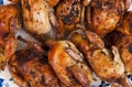 Roasted quails Royalty Free Stock Photo