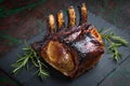 Roasted rack of pork