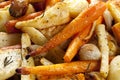 Roasted Root Vegetables Royalty Free Stock Photo