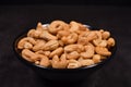 Roasted and salted cashews nuts