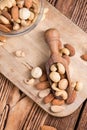 Roasted and salted nuts (mixed) Royalty Free Stock Photo