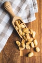 Roasted salted peanuts Royalty Free Stock Photo