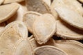 Roasted and salted pumpkin seeds Royalty Free Stock Photo