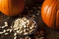 Roasted Salty Pumpkin Seeds