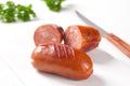 Roasted sausages Royalty Free Stock Photo