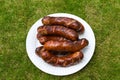 Roasted sausages