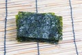 Roasted seaweed snack (kim nori) Royalty Free Stock Photo