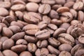 Roasted sidamo coffee beans background Royalty Free Stock Photo