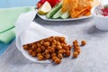 Roasted spicy chickpeas