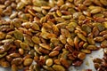 Roasted spicy pumpkin seeds