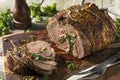 Roasted Stuffed Leg of Lamb Royalty Free Stock Photo