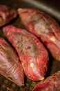 Roasted sweet potato food, a traditional Korean winter snack