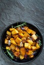 Roasted Sweet Potato with Red Onion and Rosemary