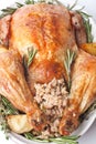 Roasted Turkey with Rosemary and Stuffing