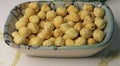 Roasted peeled hazelnuts with salt Royalty Free Stock Photo