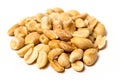 Roasted unsalted peanuts Royalty Free Stock Photo