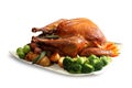 Roasted Whole Chicken Royalty Free Stock Photo
