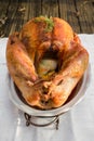 Roasted whole chicken / turkey Royalty Free Stock Photo