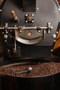 Roaster cooling coffee beans