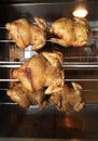 Roasting chicken in the oven Royalty Free Stock Photo