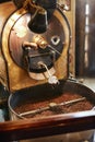 Roasting Coffee Beans In Coffee Shop
