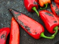 Roasting bell peppers for ajvar