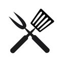 Roasting utensil cutlery icon vector illustration design Royalty Free Stock Photo