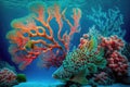 Beautiful Colorful Coral Roatan, Honduras Royalty Free Stock Photo