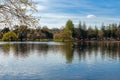 Roath park, Cardiff, Wales, UK