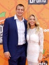 Rob Gronkowski and Camille Kostek Royalty Free Stock Photo