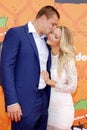 Rob Gronkowski and Camille Kostek Royalty Free Stock Photo