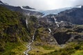 Rob Roy glacier detail, waterfall coming from the ice