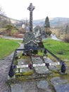 Scotland: Rob Roy's Grave famous scottish hero Balquhidder Royalty Free Stock Photo