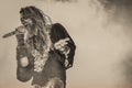 Rob Zombie live concert Hellfest 2017 heavy metal, Royalty Free Stock Photo