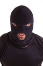 Robber with masked Royalty Free Stock Photo