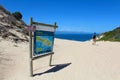 Robberg Nature Reserve sign