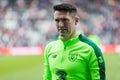 Robbie Keane during the warm up on the Pairc Ui Chaoimh pitch for the Liam Miller Tribute match