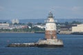 Robbins Reef Lighthouse Royalty Free Stock Photo