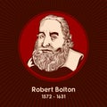 Robert Bolton 1572 - 1631 was an English clergyman and academic, noted as a preacher Royalty Free Stock Photo