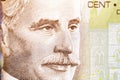 Robert Borden a closeup portrait from Canadian money