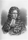 Robert Boyle, natural philosopher, chemist, physicist, and inventor Royalty Free Stock Photo