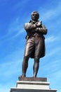 Robert Burns statue, Ayr, Scotland Royalty Free Stock Photo